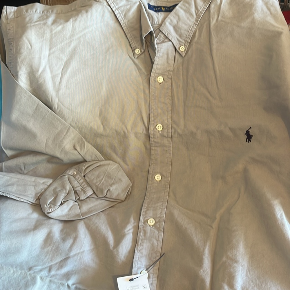 Polo by Ralph Lauren Gray Shirt